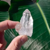 【一点物】 ヒマラヤ水晶原石 【55g】透明・貫入・セルフヒールド・バーコード・レインボー