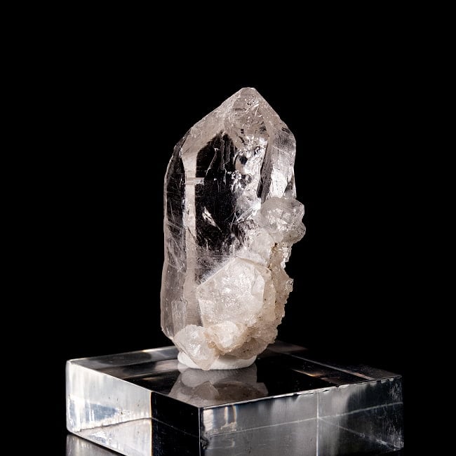 【一点物】 ヒマラヤ水晶原石 【87.5g】ポイント・透明・ゲートウェイ・セルフヒールド・バーコード 2 - 別角度からの写真です