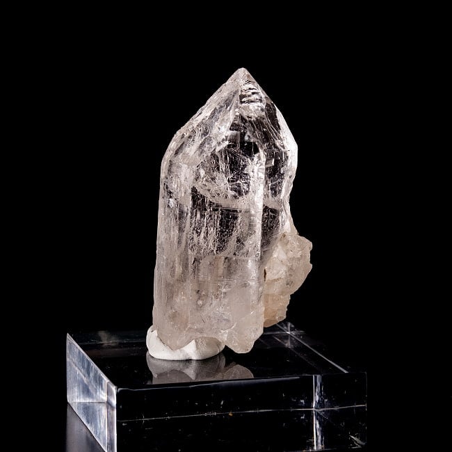 【一点物】 ヒマラヤ水晶原石 【87.5g】ポイント・透明・ゲートウェイ・セルフヒールド・バーコードの写真クリスタル,ヒマラヤ産,原石,天然石,一点物,水晶,浄化,パワーストーン,クラスター,クォーツ