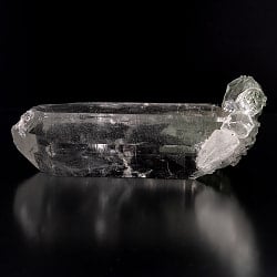 【一点物】 ヒマラヤ水晶原石 【347g】透明・ファント・クローライト・バーコード・レインボー - サブ3