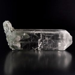 【一点物】 ヒマラヤ水晶原石 【347g】透明・ファント・クローライト・バーコード・レインボーの商品写真