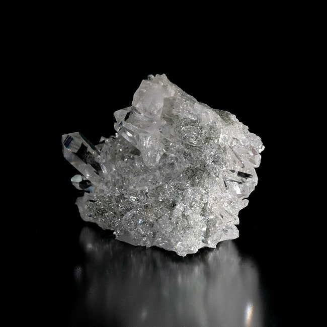 【一点物】 ヒマラヤ水晶原石 【76g】透明・クラスター・レシーバー・バーコード 2 - 別角度からの写真です