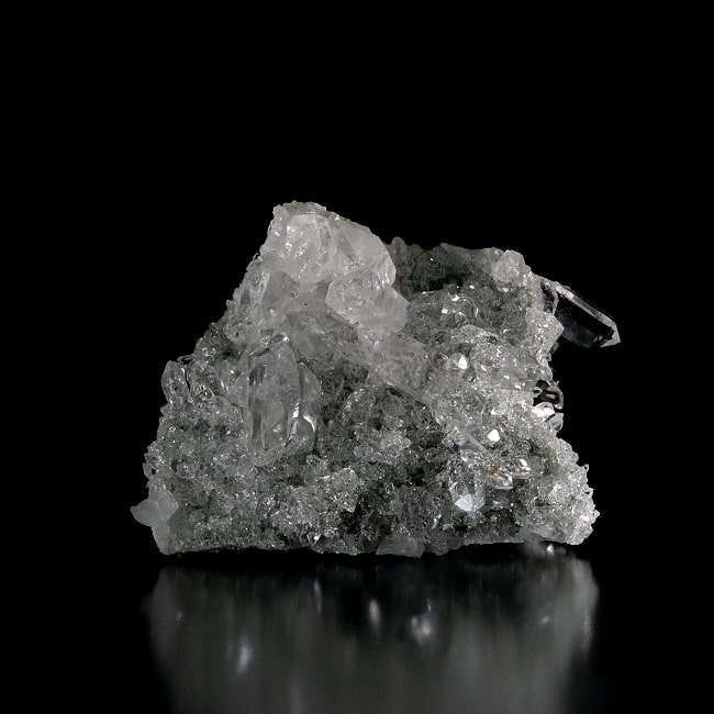 【一点物】 ヒマラヤ水晶原石 【76g】透明・クラスター・レシーバー・バーコードの写真