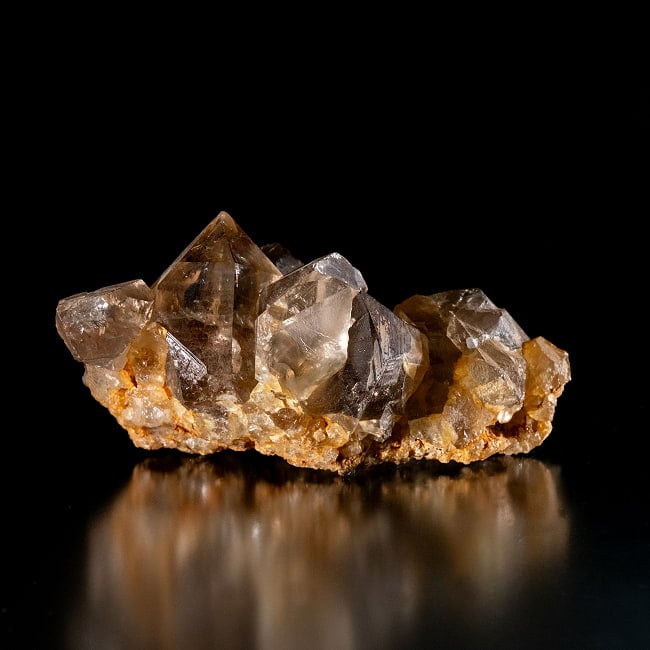 【一点物】 ヒマラヤ水晶原石 【142.5g】スモーキー・クラスター・バーコード 4 - 別角度からの写真です