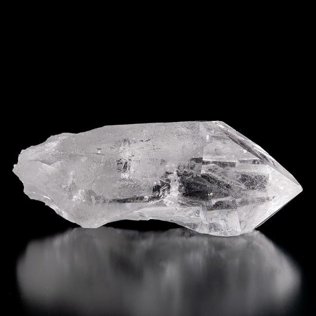 【一点物】 ヒマラヤ水晶原石 【366g】透明・ポイント・セルフヒールド・バーコード・レインボーの写真クリスタル,ヒマラヤ産,原石,天然石,一点物,水晶,浄化,パワーストーン,クラスター,クォーツ