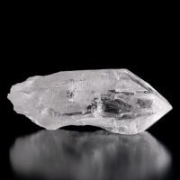 【一点物】 ヒマラヤ水晶原石 【366g】透明・ポイント・セルフヒールド・バーコード・レインボー