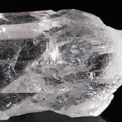 【一点物】 ヒマラヤ水晶原石 【119.5g】透明・セルフヒールド・バーコード - サブ4
