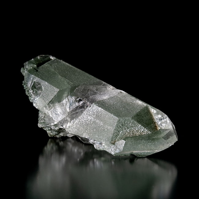 【一点物】 ヒマラヤ水晶原石 【247.5g】透明・クローライト・ファントム・セルフヒールド・ゲートウェイ・バーコード・レインボー 3 - 別角度からの写真です