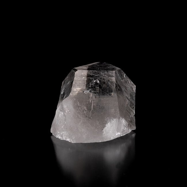 【一点物】 ヒマラヤ水晶原石 【167.5g】透明・ポイント・セルフヒールド・バーコード・タイムリンク 3 - 別角度からの写真です