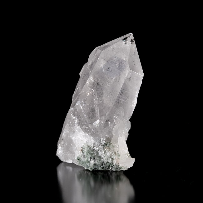 【一点物】 ヒマラヤ水晶原石 【284.5g】透明・クローライト・ゲートウェイ・セルフヒールド・バーコード・レインボー 4 - 別角度からの写真です