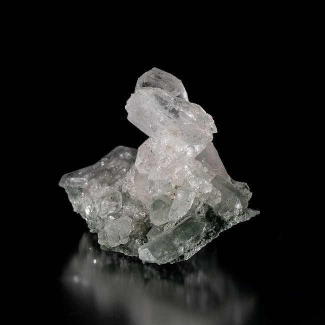 【一点物】 ヒマラヤ水晶原石 【499g】透明・クラスター・クローライト・ガーデン・ダブルポイント・セルフヒールド・バーコード 3 - 別角度からの写真です