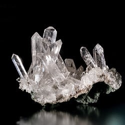 【一点物】 ヒマラヤ水晶原石 【2778g】透明・クラック・クラスター - サブ4