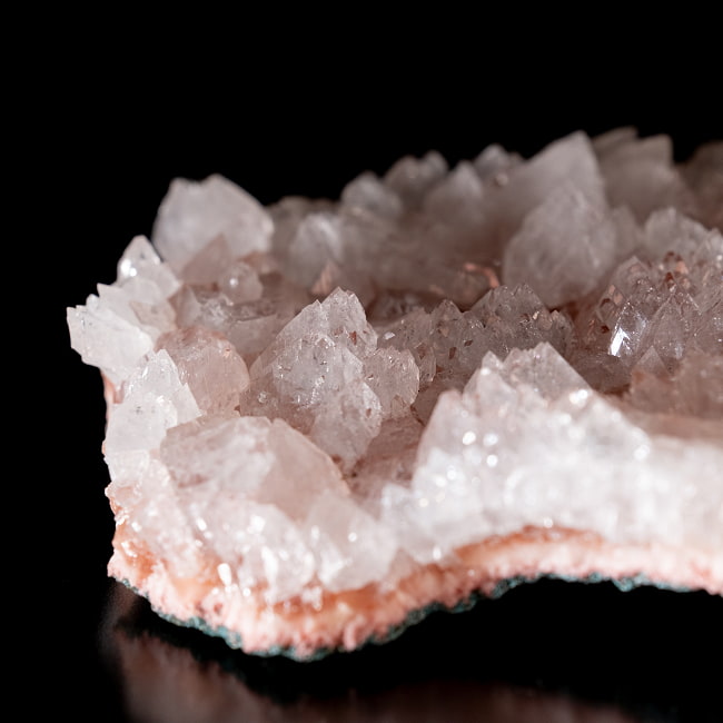 【一点物】 レッドアポフィライト原石 【58.5g】稀少石インド産・クラスター 5 - 拡大写真です。