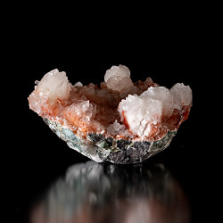 【一点物】 レッドアポフィライト原石 【145.5g】稀少石インド産・クラスター - サブ4