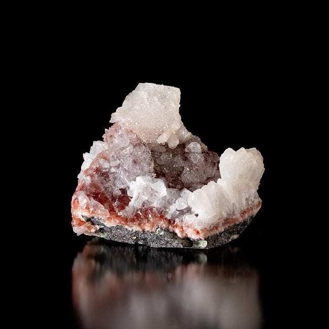 【一点物】 レッドアポフィライト原石 【88g】稀少石インド産・クラスター 2 - アポフィライトでもレッドは非常に珍しく褐色した色合いが魅力的です。