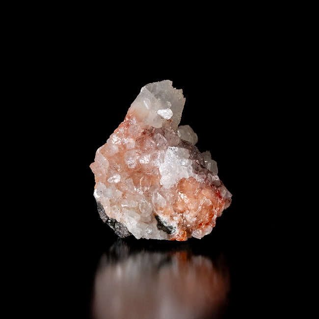 【一点物】 レッドアポフィライト原石 【88g】稀少石インド産・クラスター 4 - 別角度からの写真です