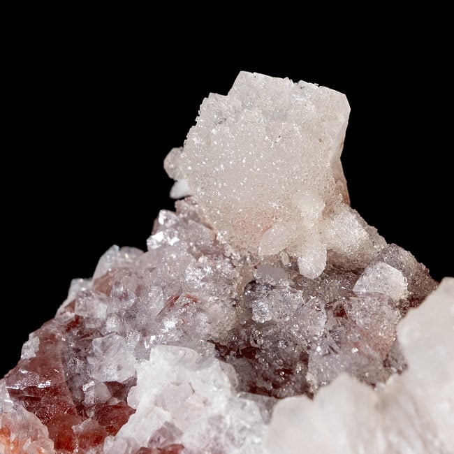 【一点物】 レッドアポフィライト原石 【88g】稀少石インド産・クラスター 5 - 拡大写真です。