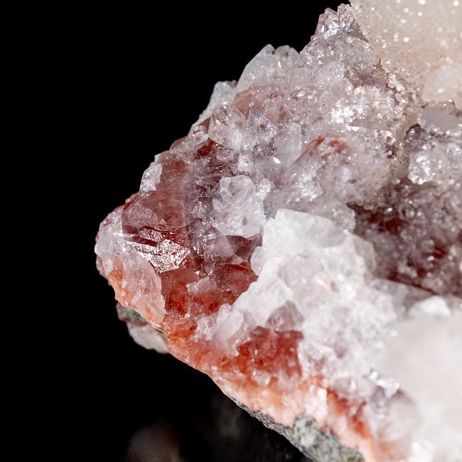 【一点物】 レッドアポフィライト原石 【88g】稀少石インド産・クラスター 6 - 拡大写真です。