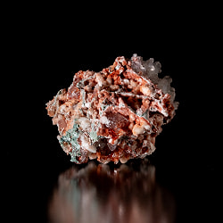 【一点物】 レッドアポフィライト原石 【33g】稀少石インド産・クラスター - サブ4