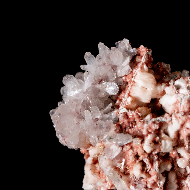 【一点物】 レッドアポフィライト原石 【33g】稀少石インド産・クラスター 5 - 拡大写真です。