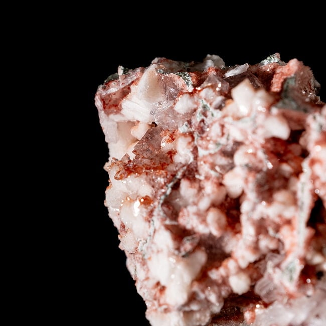 【一点物】 レッドアポフィライト原石 【33g】稀少石インド産・クラスター 6 - 拡大写真です。