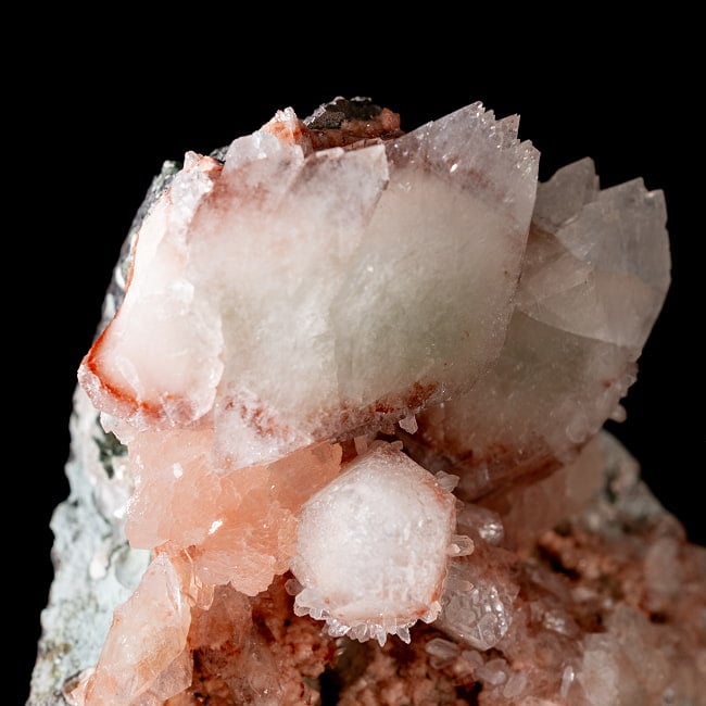 【一点物】 レッドアポフィライト原石 【196g】稀少石インド産・クラスター 5 - 拡大写真です。