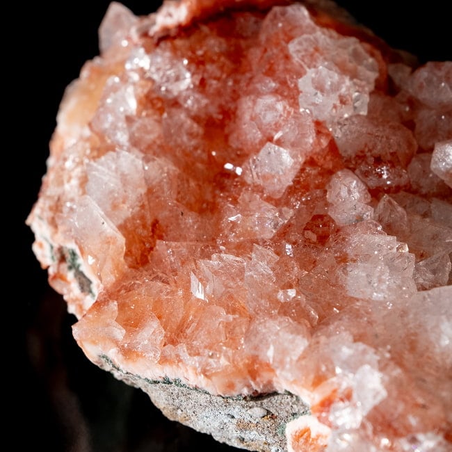 【一点物】 レッドアポフィライト原石 【53.5g】稀少石インド産・クラスター 4 - 拡大写真です。