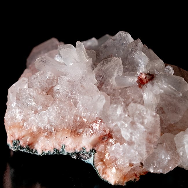 【一点物】 レッドアポフィライト原石 【20.5g】稀少石インド産・クラスター 6 - 拡大写真です。