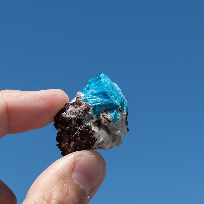 【一点物】 カバンサイト原石 【11g】インド産・稀少石 7 - 太陽光にかざすと美しさが際立ちます