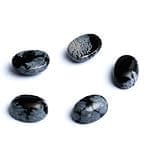 〔1個〕スノーフレーク オブシディアン[5 x 7mm round]