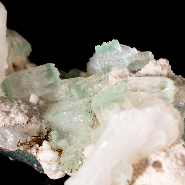 【一点物】グリーンアポフィライト原石 【70g】稀少石 4 - 拡大写真です。