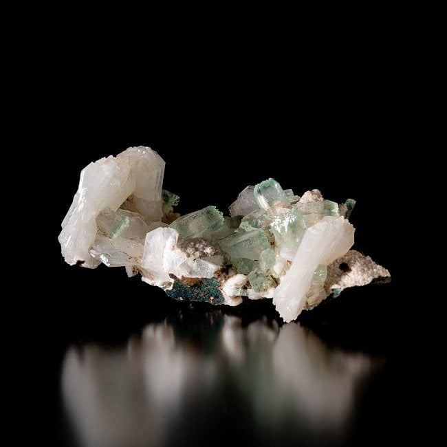 【一点物】グリーンアポフィライト原石 【70g】稀少石の写真クリスタル,ヒマラヤ産,原石,天然石,一点物,水晶,浄化,パワーストーン,クラスター,クォーツ