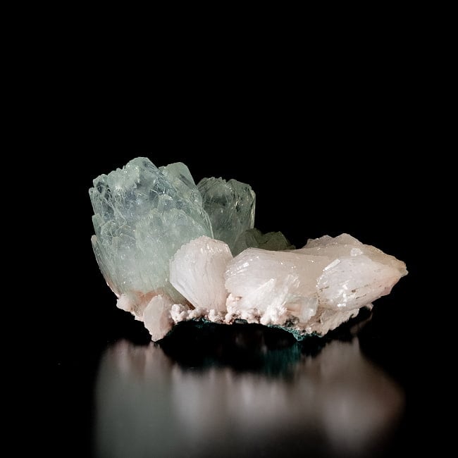 【一点物】グリーンアポフィライト原石 【59g】稀少石の写真クリスタル,ヒマラヤ産,原石,天然石,一点物,水晶,浄化,パワーストーン,クラスター,クォーツ