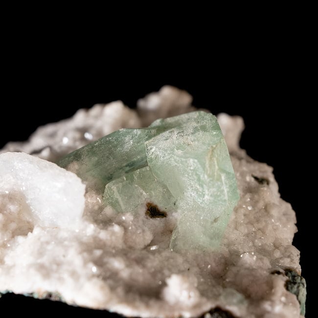 【一点物】グリーンアポフィライト原石 【48g】稀少石 5 - 拡大写真です。