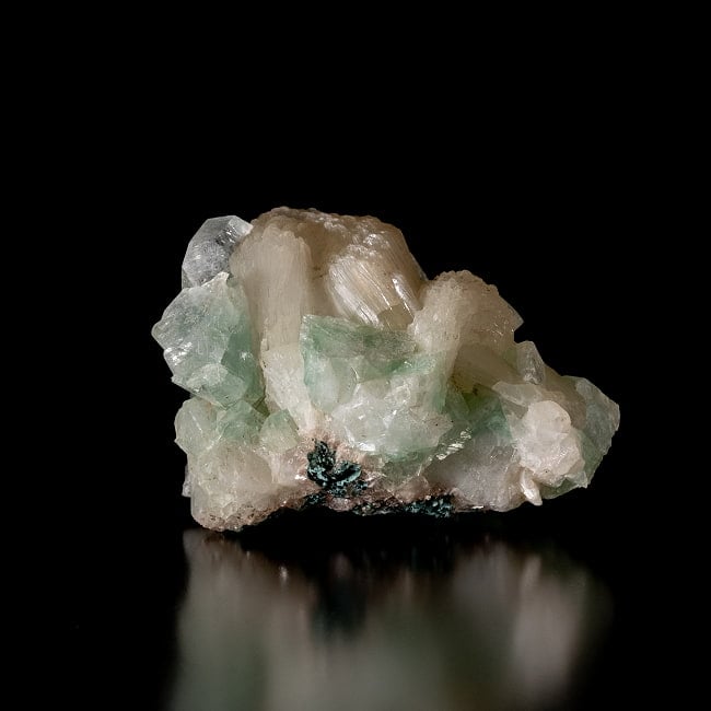 【一点物】グリーンアポフィライト原石 【89.5g】稀少石 3 - 別角度からの写真です