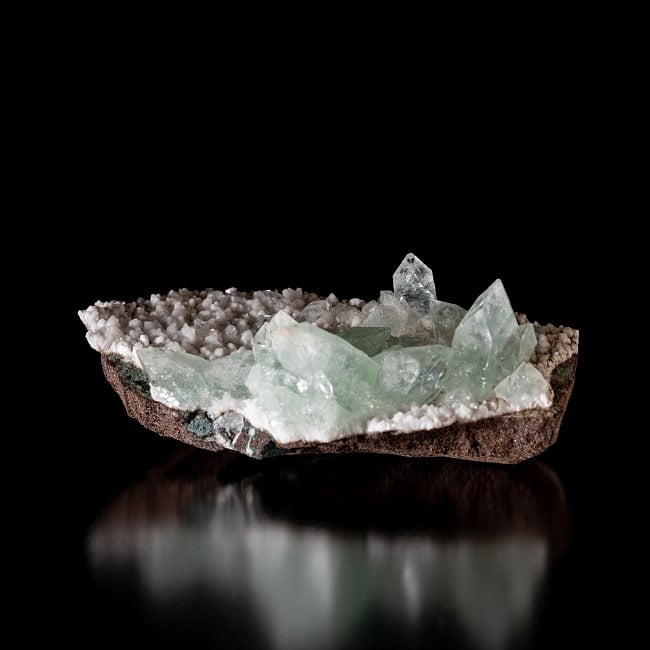 【一点物】グリーンアポフィライト原石 【83g】稀少石 2 - インド・プネーで産出された非常に珍しい稀少石です。