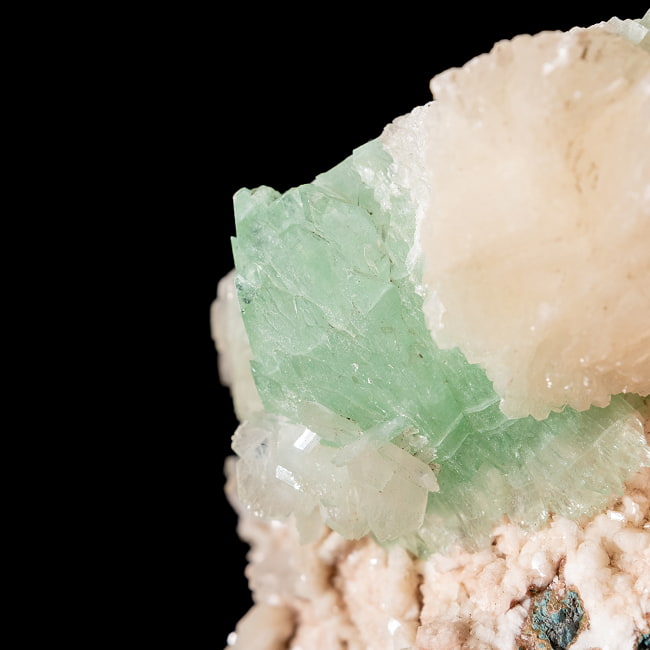 【一点物】グリーンアポフィライト原石 【90g】稀少石 5 - 拡大写真です。