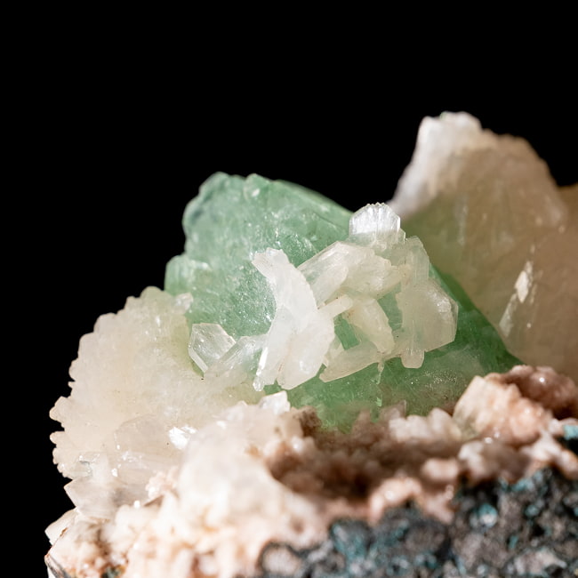 【一点物】グリーンアポフィライト原石 【90g】稀少石 6 - 拡大写真です。