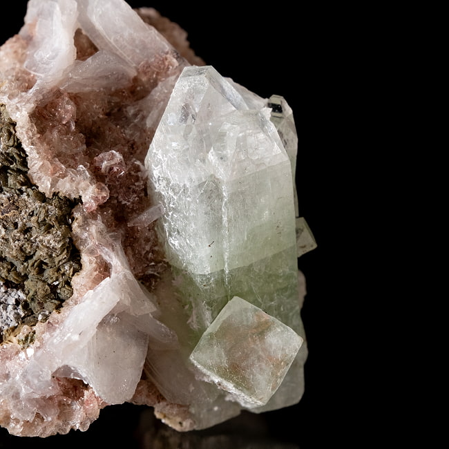 【一点物】グリーンアポフィライト原石 【59g】稀少石 6 - 拡大写真です。