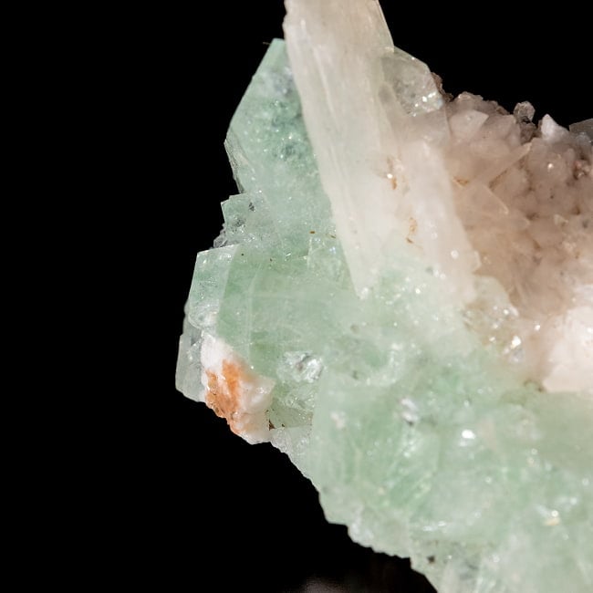 【一点物】グリーンアポフィライト原石 【44g】稀少石 5 - 拡大写真です。