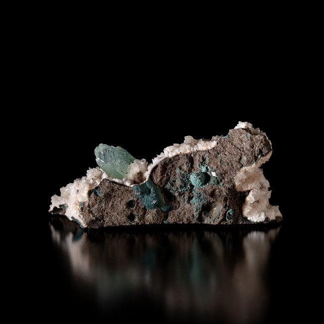 【一点物】グリーンアポフィライト原石 【49.5g】稀少石 3 - 別角度からの写真です