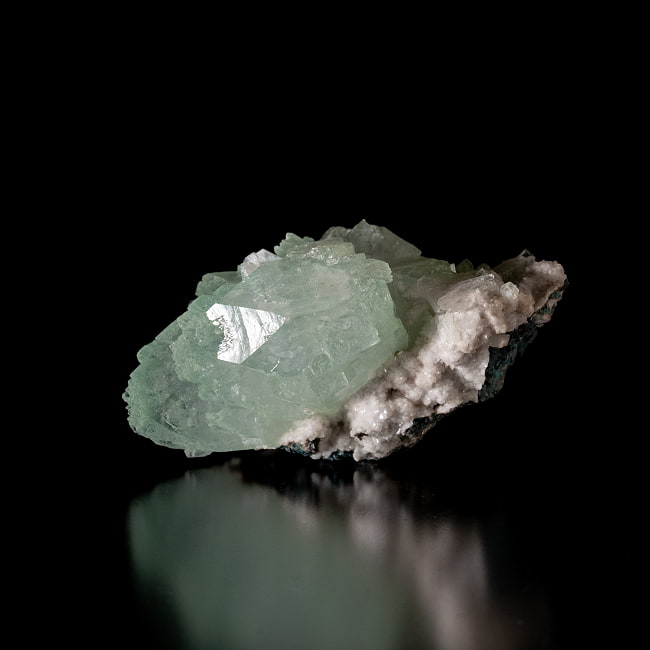 【一点物】グリーンアポフィライト原石 【63.5g】稀少石の写真クリスタル,ヒマラヤ産,原石,天然石,一点物,水晶,浄化,パワーストーン,クラスター,クォーツ