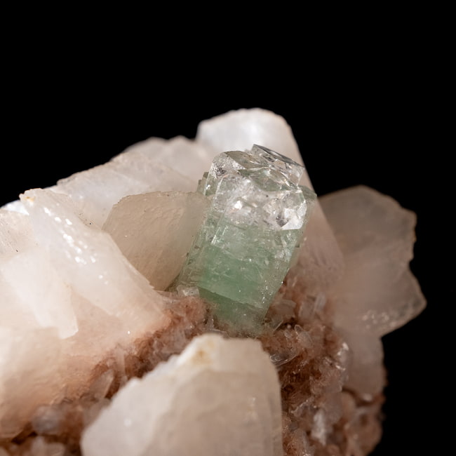 【一点物】グリーンアポフィライト原石 【102g】稀少石 5 - 拡大写真です。