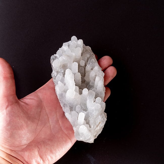 【一点物】ドゥルージークォーツ原石 【280.5g】稀少石 6 - このくらいのサイズ感になります。