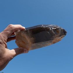 【一点物】スリランカ産スモーキークォーツ 【949.5g】稀少石の画像