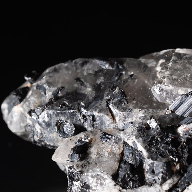 【一点物】スリランカ産トルマリンインクォーツ 【247.5g】稀少石 6 - 拡大写真です。