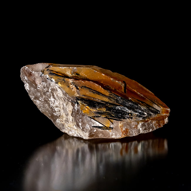【一点物】スリランカ産トルマリンインクォーツ 【410g】稀少石の写真トルマリンインクォーツ,原石,天然石,スリランカ産,希少石,水晶,ポイント,一点物,浄化,パワーストーン