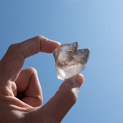 【一点物】スリランカ産エレスチャルスモーキークォーツ 【40.5g】稀少石 - メイン