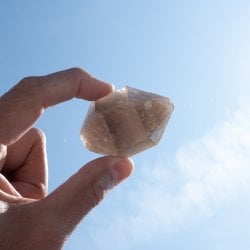 【一点物】スリランカ産エレスチャルスモーキークォーツ 【60.5g】稀少石の画像