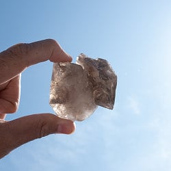 【一点物】スリランカ産エレスチャルスモーキークォーツ 【160g】稀少石 - メイン